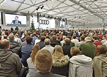 Vierte Betriebsversammlung des Jahres bei Audi in Ingoldstadt.  Foto: Audi